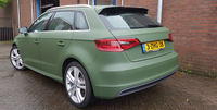 Mat groene carwrap - Audi A3